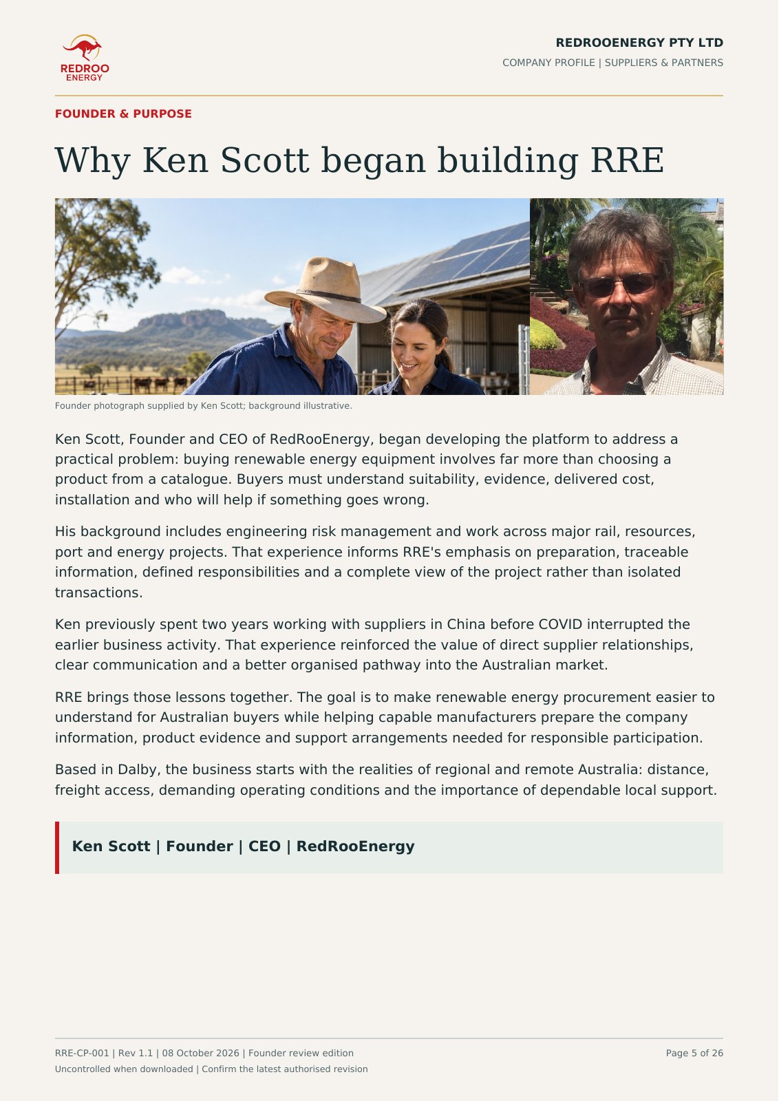 RRE company profile, page 5 (English)