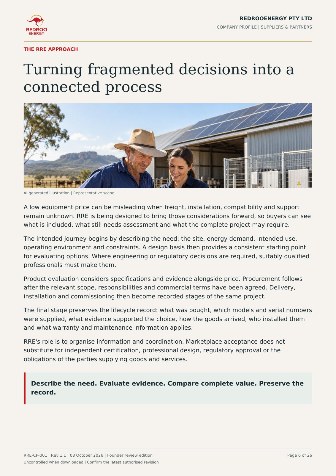 RRE company profile, page 6 (English)