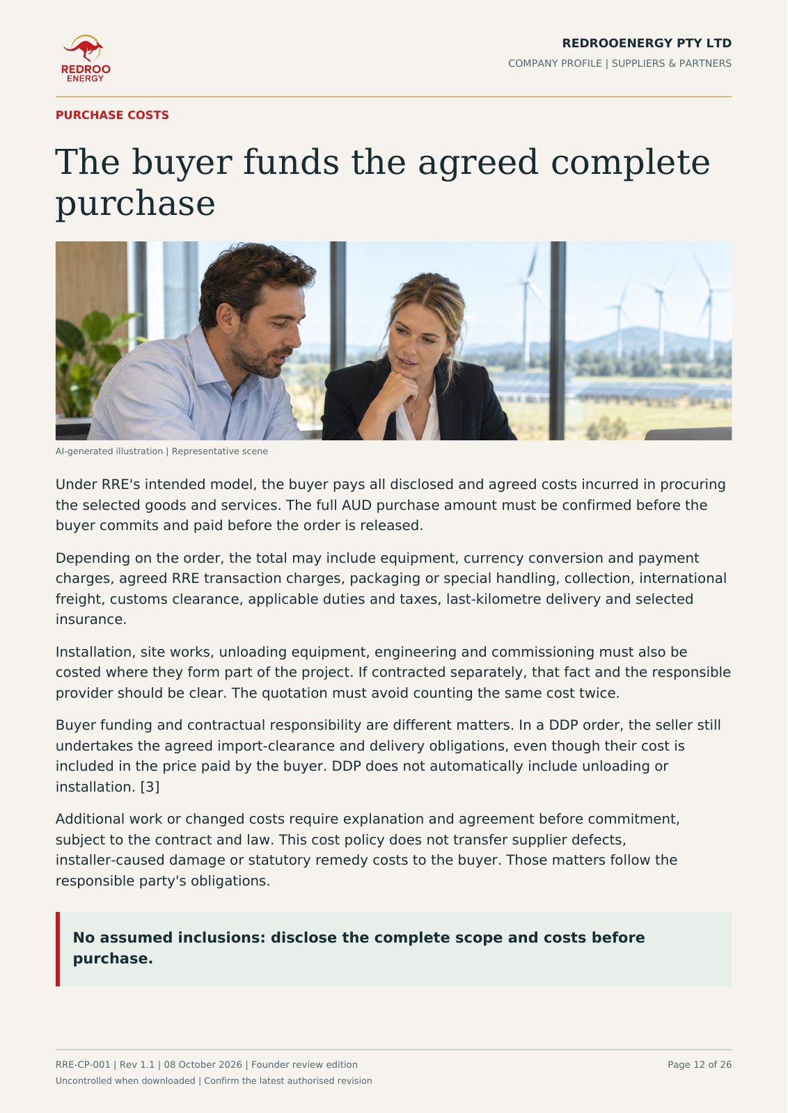 RRE company profile, page 12 (English)