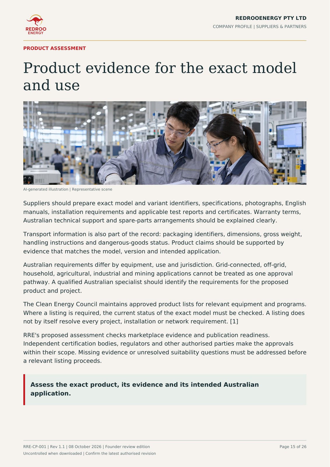 RRE company profile, page 15 (English)